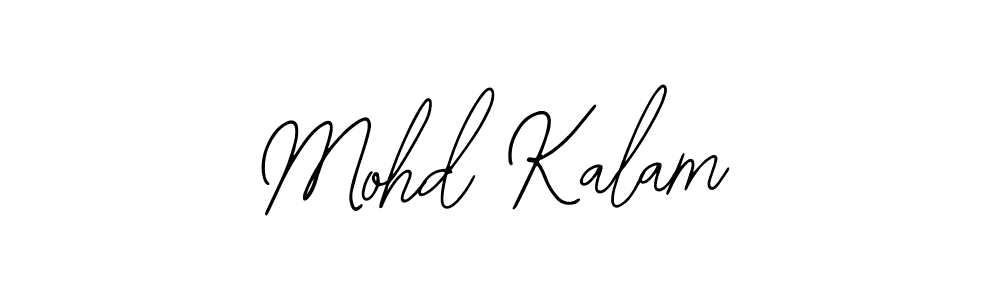 Also we have Mohd Kalam name is the best signature style. Create professional handwritten signature collection using Bearetta-2O07w autograph style. Mohd Kalam signature style 12 images and pictures png