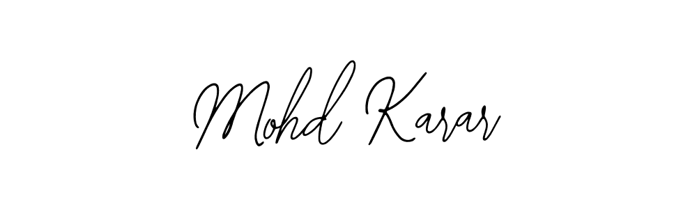 See photos of Mohd Karar official signature by Spectra . Check more albums & portfolios. Read reviews & check more about Bearetta-2O07w font. Mohd Karar signature style 12 images and pictures png