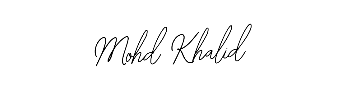 Also we have Mohd Khalid name is the best signature style. Create professional handwritten signature collection using Bearetta-2O07w autograph style. Mohd Khalid signature style 12 images and pictures png