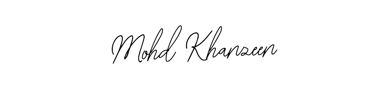 if you are searching for the best signature style for your name Mohd Khanzeen. so please give up your signature search. here we have designed multiple signature styles  using Bearetta-2O07w. Mohd Khanzeen signature style 12 images and pictures png