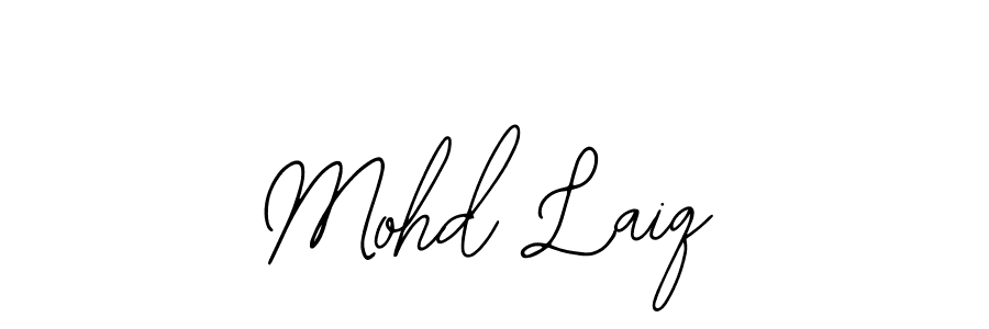 Use a signature maker to create a handwritten signature online. With this signature software, you can design (Bearetta-2O07w) your own signature for name Mohd Laiq. Mohd Laiq signature style 12 images and pictures png