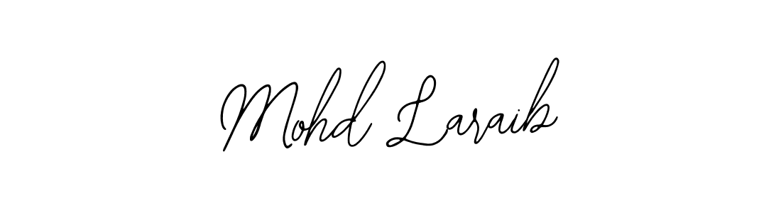 How to make Mohd Laraib name signature. Use Bearetta-2O07w style for creating short signs online. This is the latest handwritten sign. Mohd Laraib signature style 12 images and pictures png