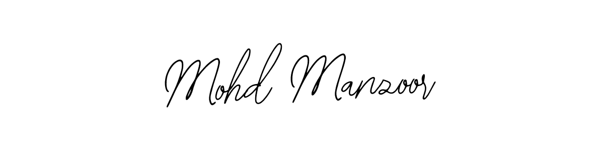 Design your own signature with our free online signature maker. With this signature software, you can create a handwritten (Bearetta-2O07w) signature for name Mohd Manzoor. Mohd Manzoor signature style 12 images and pictures png