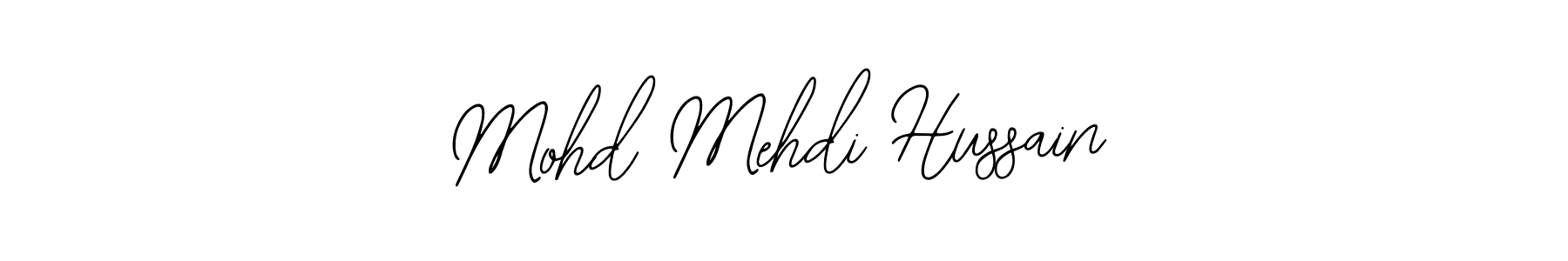 Also You can easily find your signature by using the search form. We will create Mohd Mehdi Hussain name handwritten signature images for you free of cost using Bearetta-2O07w sign style. Mohd Mehdi Hussain signature style 12 images and pictures png