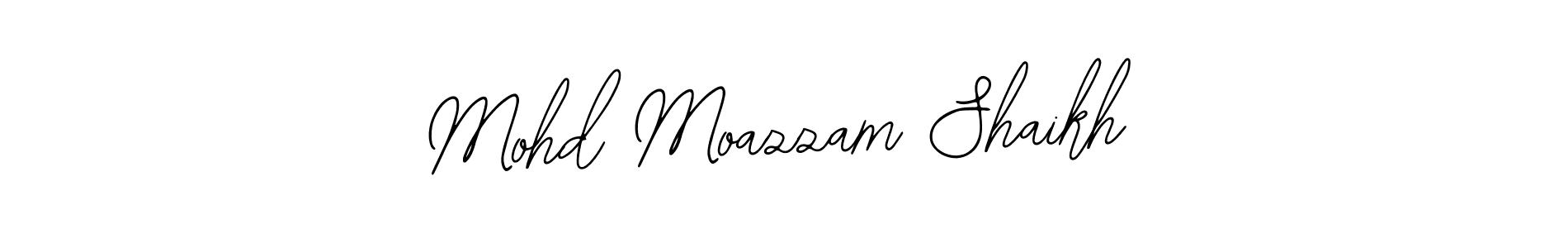 Make a beautiful signature design for name Mohd Moazzam Shaikh. With this signature (Bearetta-2O07w) style, you can create a handwritten signature for free. Mohd Moazzam Shaikh signature style 12 images and pictures png