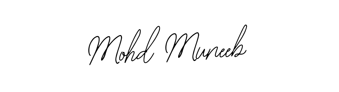 Make a beautiful signature design for name Mohd Muneeb. With this signature (Bearetta-2O07w) style, you can create a handwritten signature for free. Mohd Muneeb signature style 12 images and pictures png