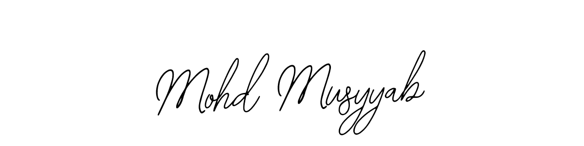 How to make Mohd Musyyab signature? Bearetta-2O07w is a professional autograph style. Create handwritten signature for Mohd Musyyab name. Mohd Musyyab signature style 12 images and pictures png