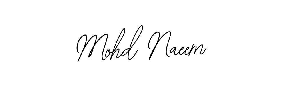 Use a signature maker to create a handwritten signature online. With this signature software, you can design (Bearetta-2O07w) your own signature for name Mohd Naeem. Mohd Naeem signature style 12 images and pictures png
