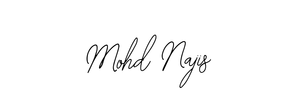 Make a beautiful signature design for name Mohd Najis. With this signature (Bearetta-2O07w) style, you can create a handwritten signature for free. Mohd Najis signature style 12 images and pictures png