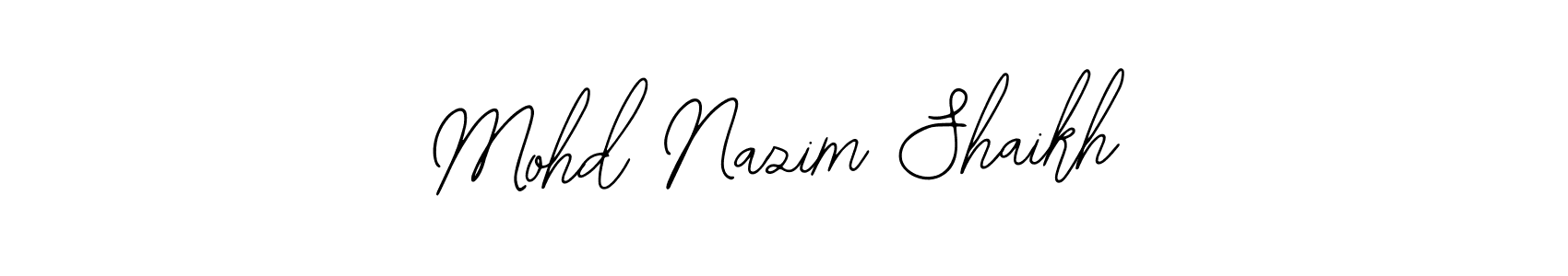 How to make Mohd Nazim Shaikh signature? Bearetta-2O07w is a professional autograph style. Create handwritten signature for Mohd Nazim Shaikh name. Mohd Nazim Shaikh signature style 12 images and pictures png