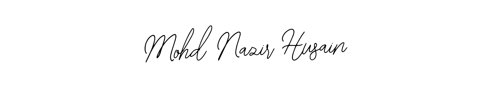 Use a signature maker to create a handwritten signature online. With this signature software, you can design (Bearetta-2O07w) your own signature for name Mohd Nazir Husain. Mohd Nazir Husain signature style 12 images and pictures png