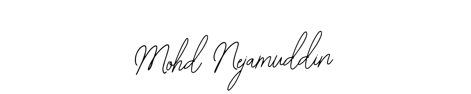Also we have Mohd Nejamuddin name is the best signature style. Create professional handwritten signature collection using Bearetta-2O07w autograph style. Mohd Nejamuddin signature style 12 images and pictures png