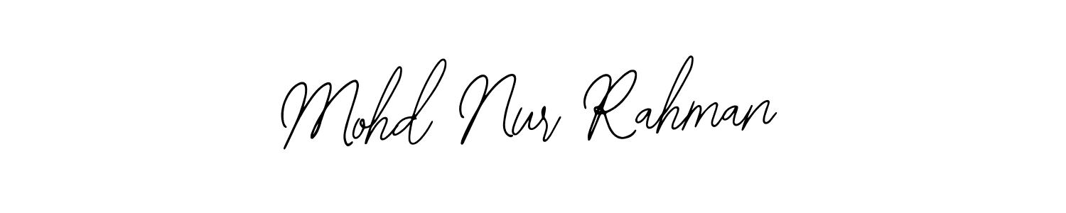 See photos of Mohd Nur Rahman official signature by Spectra . Check more albums & portfolios. Read reviews & check more about Bearetta-2O07w font. Mohd Nur Rahman signature style 12 images and pictures png