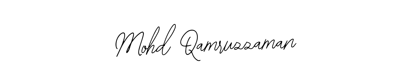 Design your own signature with our free online signature maker. With this signature software, you can create a handwritten (Bearetta-2O07w) signature for name Mohd Qamruzzaman. Mohd Qamruzzaman signature style 12 images and pictures png