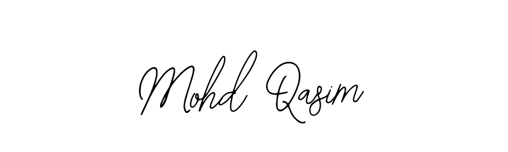 How to make Mohd Qasim name signature. Use Bearetta-2O07w style for creating short signs online. This is the latest handwritten sign. Mohd Qasim signature style 12 images and pictures png