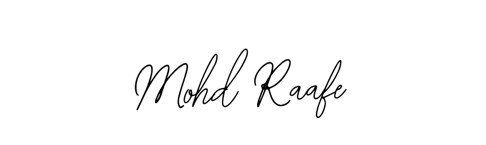 How to make Mohd Raafe name signature. Use Bearetta-2O07w style for creating short signs online. This is the latest handwritten sign. Mohd Raafe signature style 12 images and pictures png