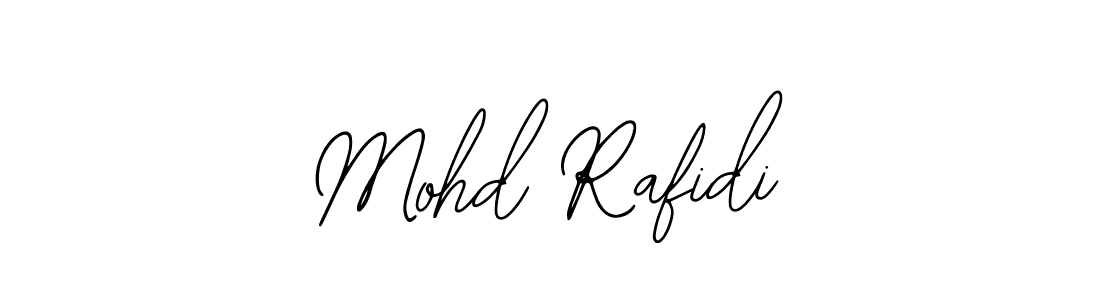 Design your own signature with our free online signature maker. With this signature software, you can create a handwritten (Bearetta-2O07w) signature for name Mohd Rafidi. Mohd Rafidi signature style 12 images and pictures png