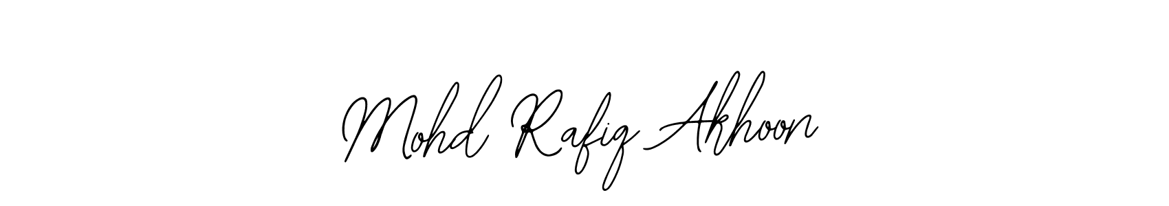 How to Draw Mohd Rafiq Akhoon signature style? Bearetta-2O07w is a latest design signature styles for name Mohd Rafiq Akhoon. Mohd Rafiq Akhoon signature style 12 images and pictures png