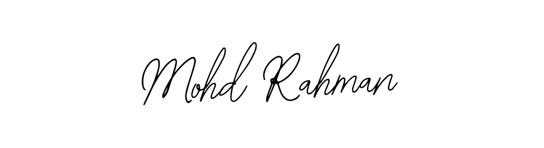 Mohd Rahman stylish signature style. Best Handwritten Sign (Bearetta-2O07w) for my name. Handwritten Signature Collection Ideas for my name Mohd Rahman. Mohd Rahman signature style 12 images and pictures png