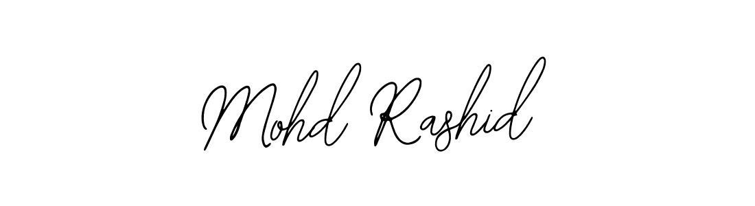 Use a signature maker to create a handwritten signature online. With this signature software, you can design (Bearetta-2O07w) your own signature for name Mohd Rashid. Mohd Rashid signature style 12 images and pictures png