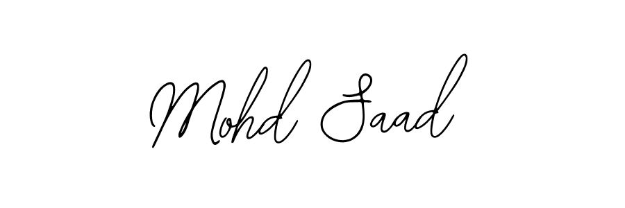 How to Draw Mohd Saad signature style? Bearetta-2O07w is a latest design signature styles for name Mohd Saad. Mohd Saad signature style 12 images and pictures png