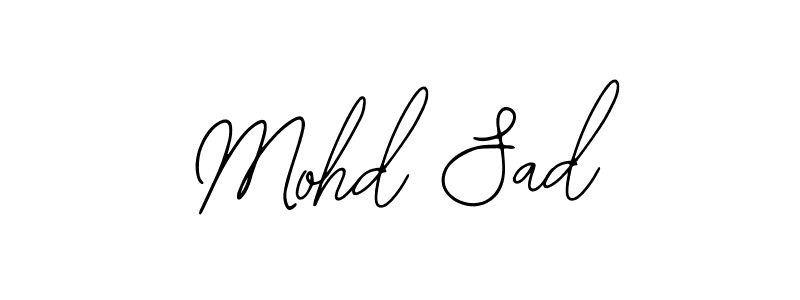 Also You can easily find your signature by using the search form. We will create Mohd Sad name handwritten signature images for you free of cost using Bearetta-2O07w sign style. Mohd Sad signature style 12 images and pictures png