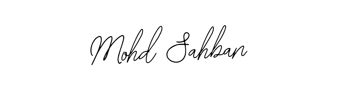 Create a beautiful signature design for name Mohd Sahban. With this signature (Bearetta-2O07w) fonts, you can make a handwritten signature for free. Mohd Sahban signature style 12 images and pictures png