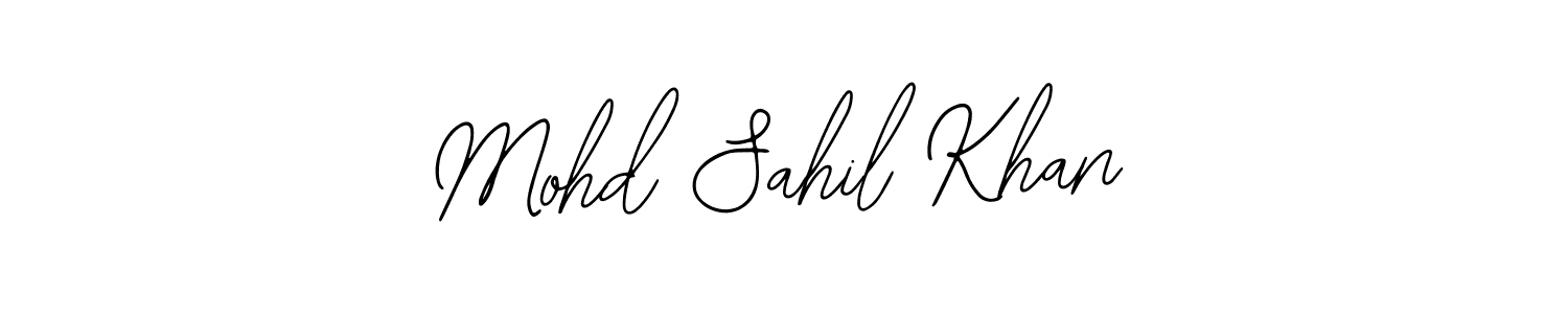 Mohd Sahil Khan stylish signature style. Best Handwritten Sign (Bearetta-2O07w) for my name. Handwritten Signature Collection Ideas for my name Mohd Sahil Khan. Mohd Sahil Khan signature style 12 images and pictures png
