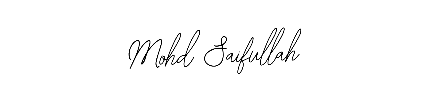 Make a beautiful signature design for name Mohd Saifullah. Use this online signature maker to create a handwritten signature for free. Mohd Saifullah signature style 12 images and pictures png