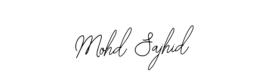 How to Draw Mohd Sajhid signature style? Bearetta-2O07w is a latest design signature styles for name Mohd Sajhid. Mohd Sajhid signature style 12 images and pictures png