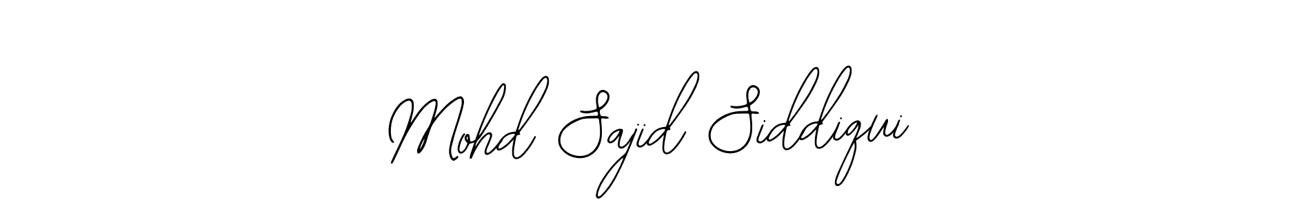 Design your own signature with our free online signature maker. With this signature software, you can create a handwritten (Bearetta-2O07w) signature for name Mohd Sajid Siddiqui. Mohd Sajid Siddiqui signature style 12 images and pictures png