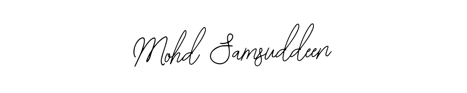 Best and Professional Signature Style for Mohd Samsuddeen. Bearetta-2O07w Best Signature Style Collection. Mohd Samsuddeen signature style 12 images and pictures png