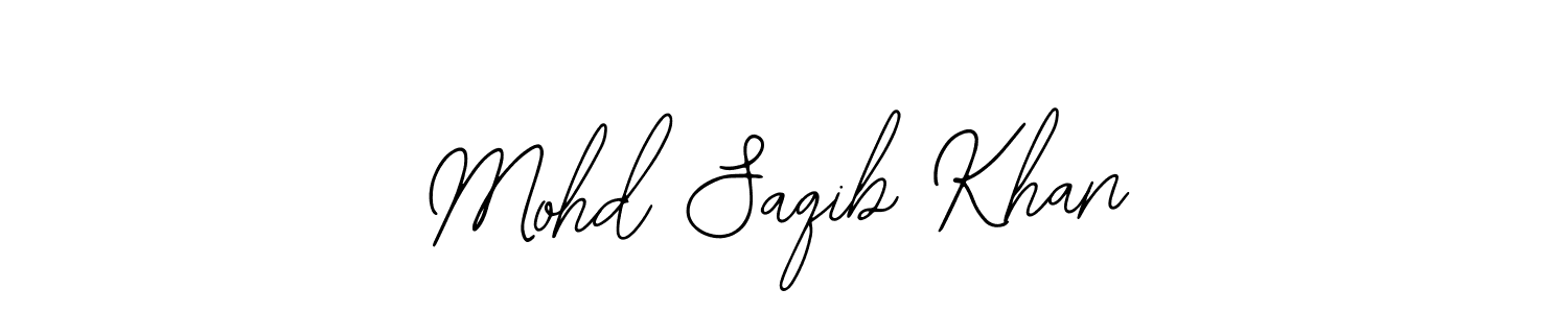 Design your own signature with our free online signature maker. With this signature software, you can create a handwritten (Bearetta-2O07w) signature for name Mohd Saqib Khan. Mohd Saqib Khan signature style 12 images and pictures png