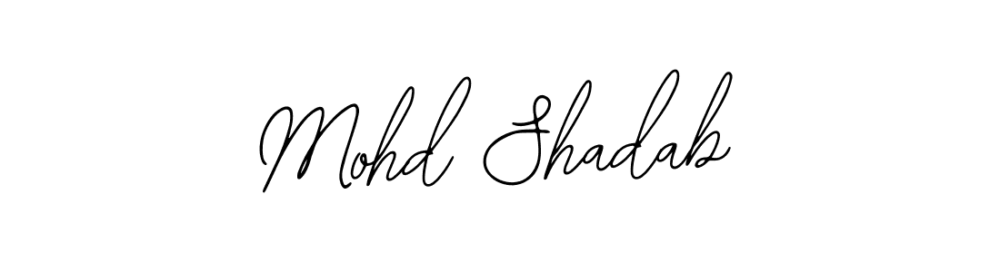 How to make Mohd Shadab signature? Bearetta-2O07w is a professional autograph style. Create handwritten signature for Mohd Shadab name. Mohd Shadab signature style 12 images and pictures png