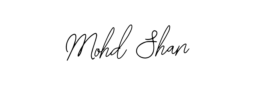 Design your own signature with our free online signature maker. With this signature software, you can create a handwritten (Bearetta-2O07w) signature for name Mohd Shan. Mohd Shan signature style 12 images and pictures png