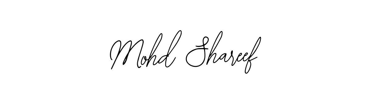 Bearetta-2O07w is a professional signature style that is perfect for those who want to add a touch of class to their signature. It is also a great choice for those who want to make their signature more unique. Get Mohd Shareef name to fancy signature for free. Mohd Shareef signature style 12 images and pictures png