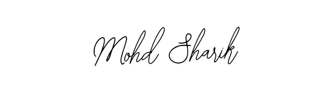 Use a signature maker to create a handwritten signature online. With this signature software, you can design (Bearetta-2O07w) your own signature for name Mohd Sharik. Mohd Sharik signature style 12 images and pictures png