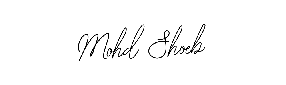 Mohd Shoeb stylish signature style. Best Handwritten Sign (Bearetta-2O07w) for my name. Handwritten Signature Collection Ideas for my name Mohd Shoeb. Mohd Shoeb signature style 12 images and pictures png