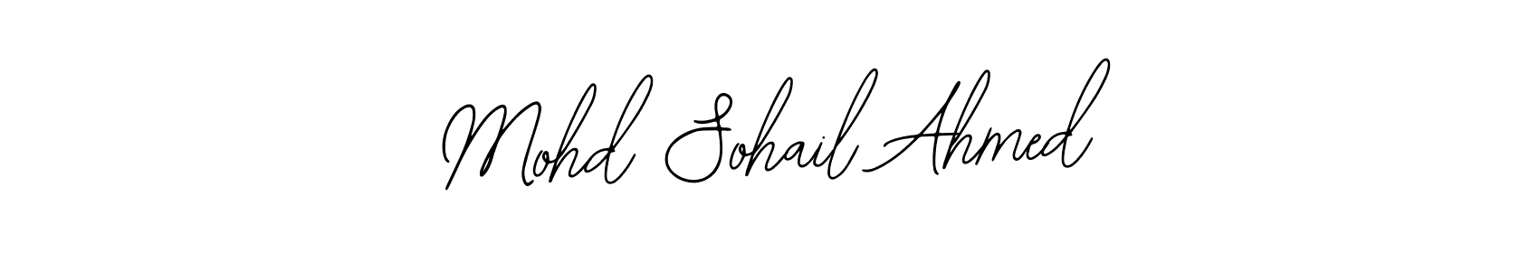 You should practise on your own different ways (Bearetta-2O07w) to write your name (Mohd Sohail Ahmed) in signature. don't let someone else do it for you. Mohd Sohail Ahmed signature style 12 images and pictures png