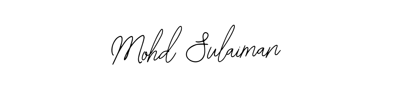 You should practise on your own different ways (Bearetta-2O07w) to write your name (Mohd Sulaiman) in signature. don't let someone else do it for you. Mohd Sulaiman signature style 12 images and pictures png