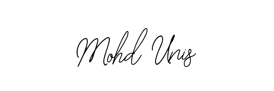 Bearetta-2O07w is a professional signature style that is perfect for those who want to add a touch of class to their signature. It is also a great choice for those who want to make their signature more unique. Get Mohd Unis name to fancy signature for free. Mohd Unis signature style 12 images and pictures png