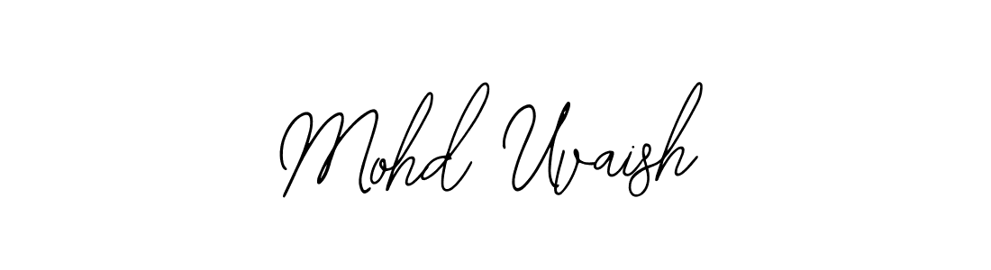 Mohd Uvaish stylish signature style. Best Handwritten Sign (Bearetta-2O07w) for my name. Handwritten Signature Collection Ideas for my name Mohd Uvaish. Mohd Uvaish signature style 12 images and pictures png