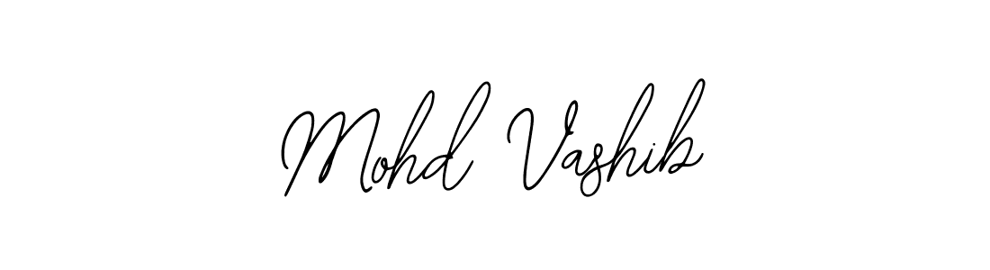 Design your own signature with our free online signature maker. With this signature software, you can create a handwritten (Bearetta-2O07w) signature for name Mohd Vashib. Mohd Vashib signature style 12 images and pictures png