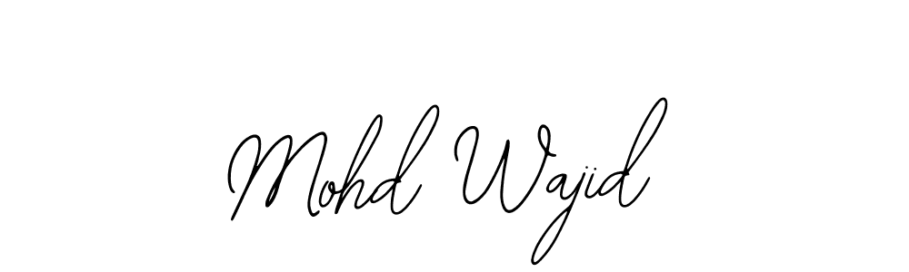 This is the best signature style for the Mohd Wajid name. Also you like these signature font (Bearetta-2O07w). Mix name signature. Mohd Wajid signature style 12 images and pictures png