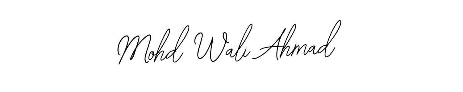 How to make Mohd Wali Ahmad signature? Bearetta-2O07w is a professional autograph style. Create handwritten signature for Mohd Wali Ahmad name. Mohd Wali Ahmad signature style 12 images and pictures png