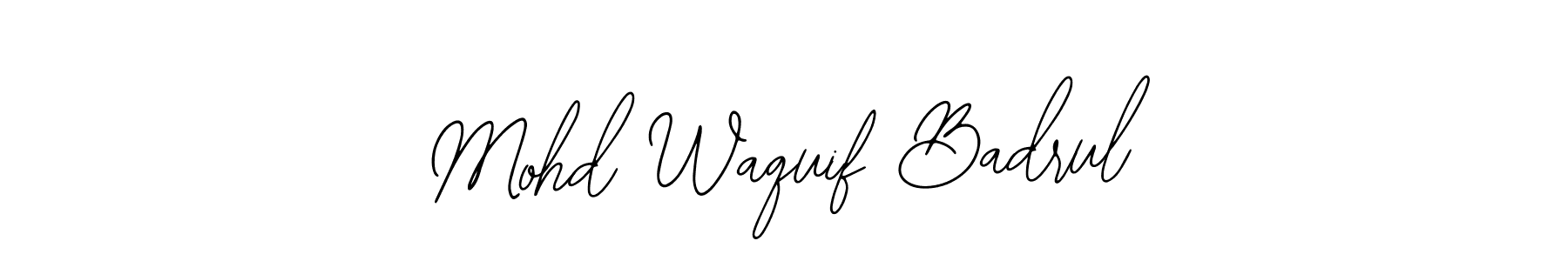 Create a beautiful signature design for name Mohd Waquif Badrul. With this signature (Bearetta-2O07w) fonts, you can make a handwritten signature for free. Mohd Waquif Badrul signature style 12 images and pictures png
