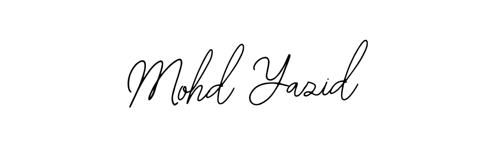 Also we have Mohd Yazid name is the best signature style. Create professional handwritten signature collection using Bearetta-2O07w autograph style. Mohd Yazid signature style 12 images and pictures png