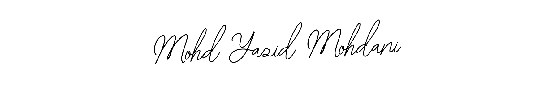 The best way (Bearetta-2O07w) to make a short signature is to pick only two or three words in your name. The name Mohd Yazid Mohdani include a total of six letters. For converting this name. Mohd Yazid Mohdani signature style 12 images and pictures png