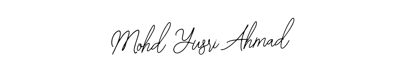 How to Draw Mohd Yusri Ahmad signature style? Bearetta-2O07w is a latest design signature styles for name Mohd Yusri Ahmad. Mohd Yusri Ahmad signature style 12 images and pictures png