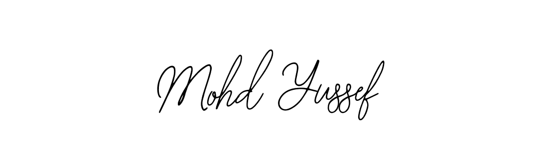 Also we have Mohd Yussef name is the best signature style. Create professional handwritten signature collection using Bearetta-2O07w autograph style. Mohd Yussef signature style 12 images and pictures png